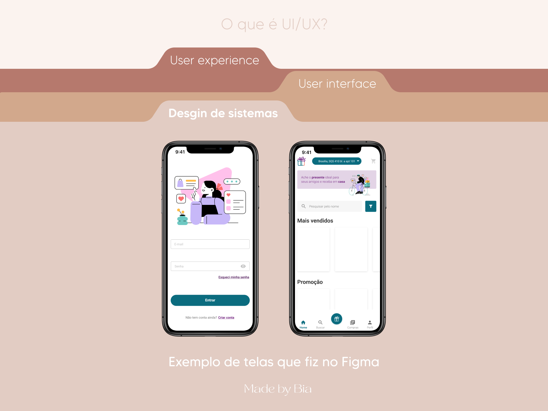 O que é UI/UX – Made by Bia